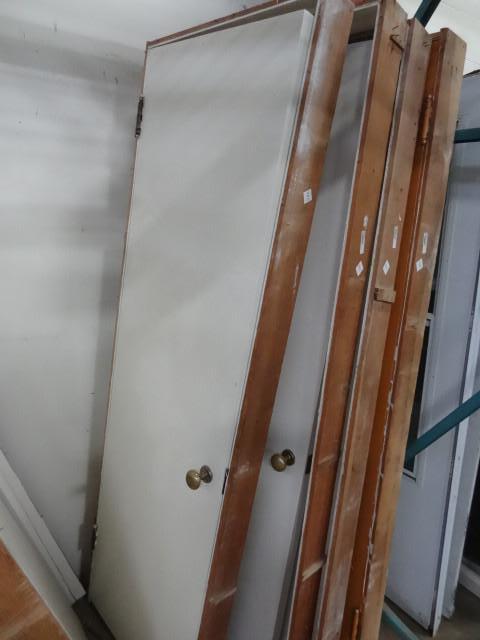 lot 203 image: 24 x 80 wood hollow door...
