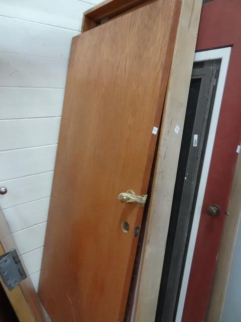 lot 223 image: 36 x 80 wood solid core door...