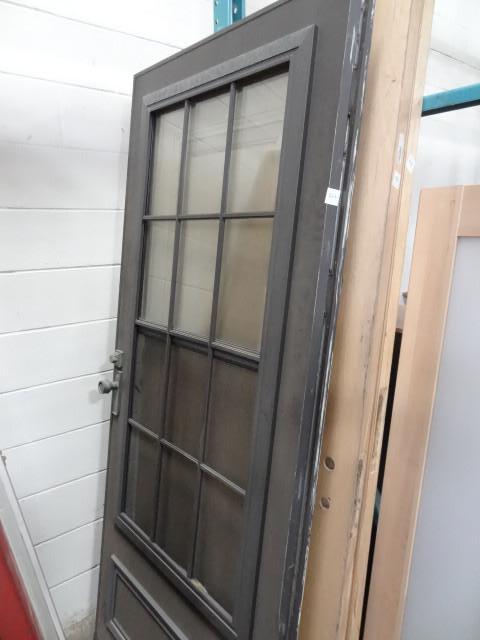 lot 226 image: 36 x 83 aluminum storm door...