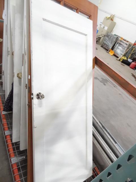lot 241 image: 32 x 78 solid door with mirror...