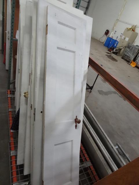 lot 243 image: 18 x 79 solid wood door...
