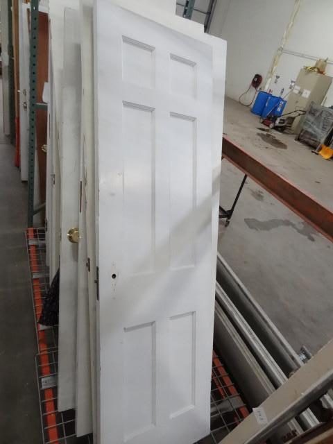 lot 244 image: 24 x 77 solid wood door...