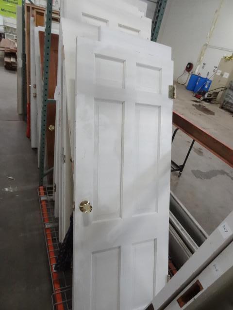 lot 248 image: 28 x 73 solid wood door...