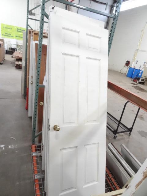 lot 252 image: 28 x 79 solid wood door...