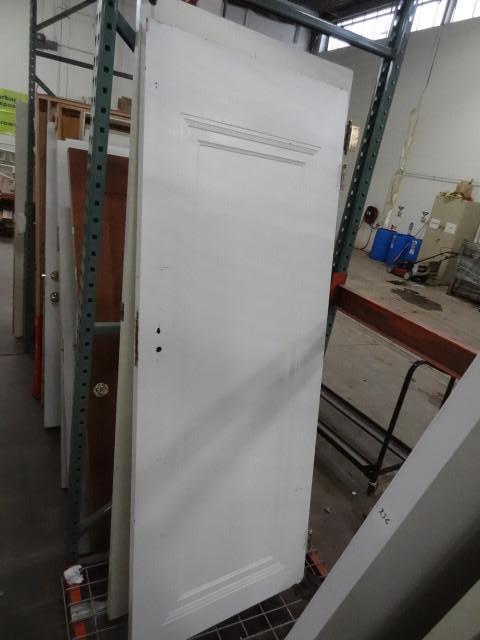 lot 257 image: 30 x 77 solid wood door...