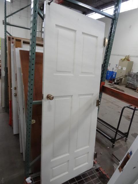 lot 258 image: 32 x 79 solid wood door...