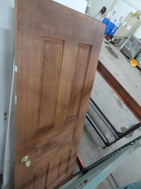 lot 259 image: 32 x 80 solid wood door...
