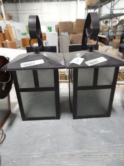lot 33 image: 2 outdoor lights...