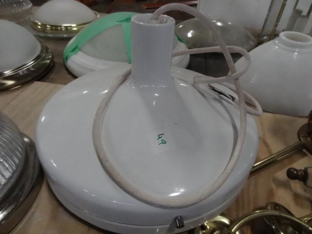 lot 49 image: Metal ceiling light...