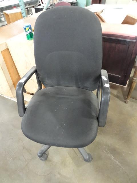 lot 64 image: Office chair on wheels...