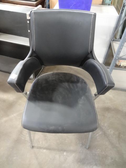 lot 75 image: New metal framed side chair....