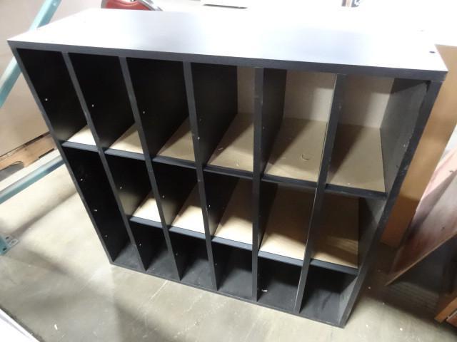 lot 94 image: Laminate file sorter cabinet. 34 x ...