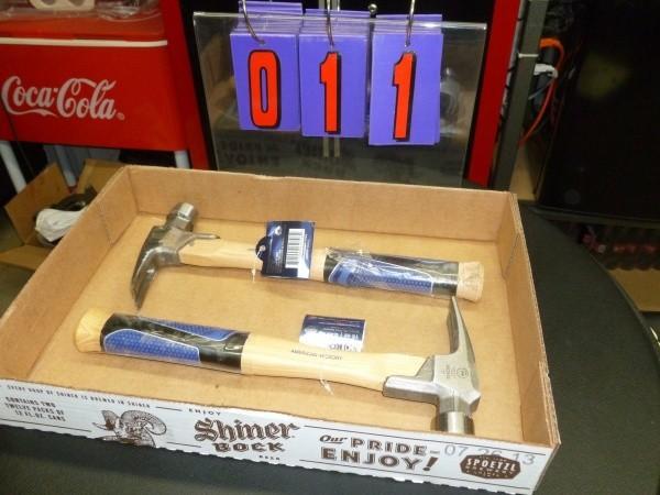 lot 11 image: Pair of 16 oz Kobalt hickory handle...
