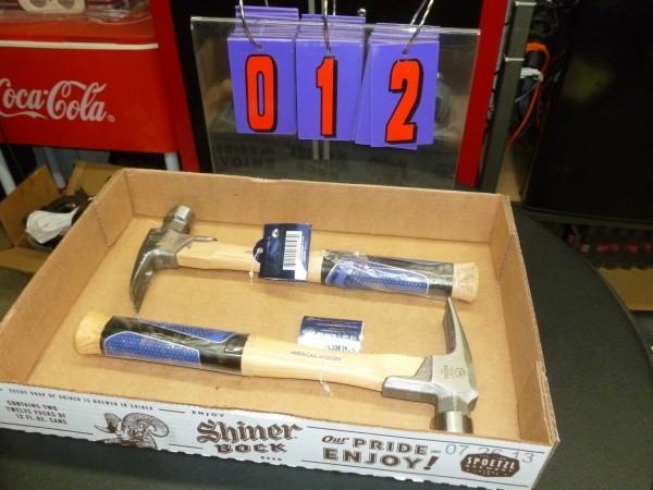 lot 12 image: Pair of 16 oz Kobalt hickory handle...