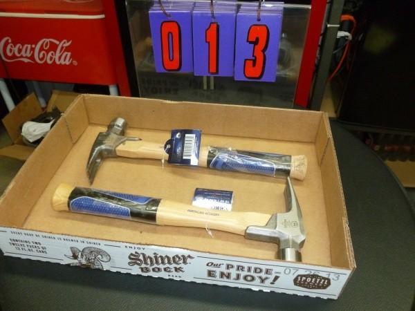 lot 13 image: Pair of 16 oz Kobalt hickory handle...