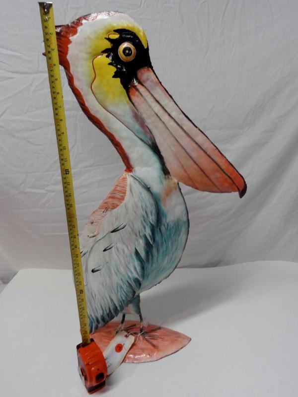 Hand sculpted and welded 3-D pelica...