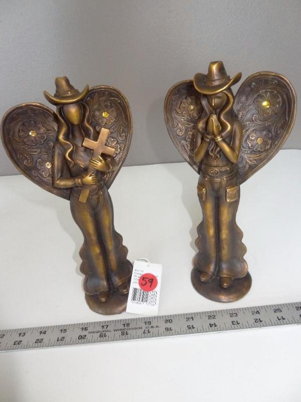 Pair of cowgirl angels - 10.5&quot...