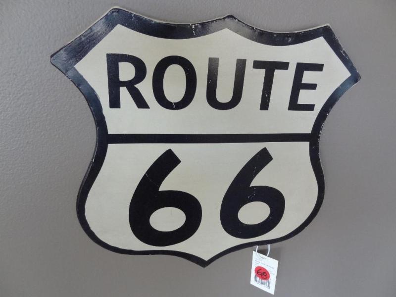 Route 66 metal sign - 13&quot ....