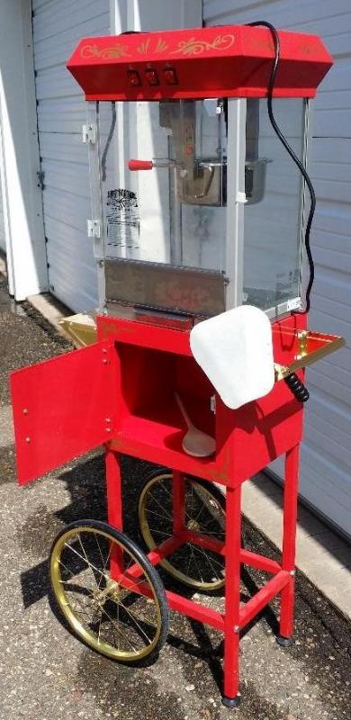 lot 27 image: Popcorn Machine by Great Northern p...