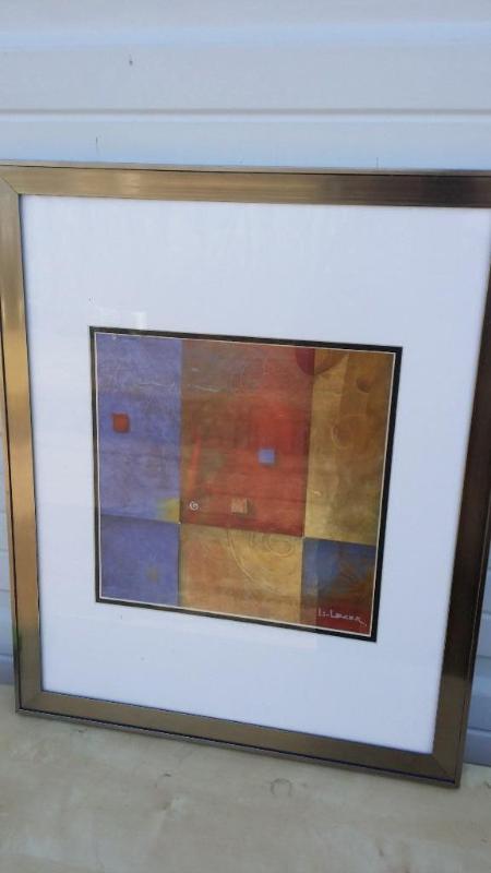 lot 9 image: FramedMatted Print