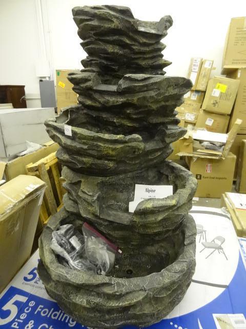 lot 53 image: Alpine 5 level rock pond fountain. ...