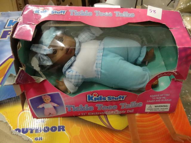 lot 58 image: Kids stuff tickle toes talks. 11&qu...