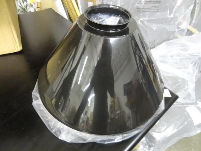 lot 94 image: 14" plastic lamp shades. Qty 3...