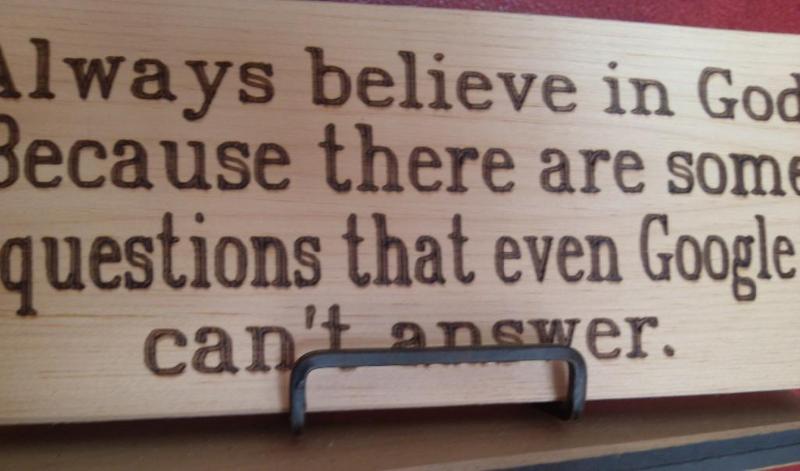 Newly Hand Crafted, Laser Printed o...