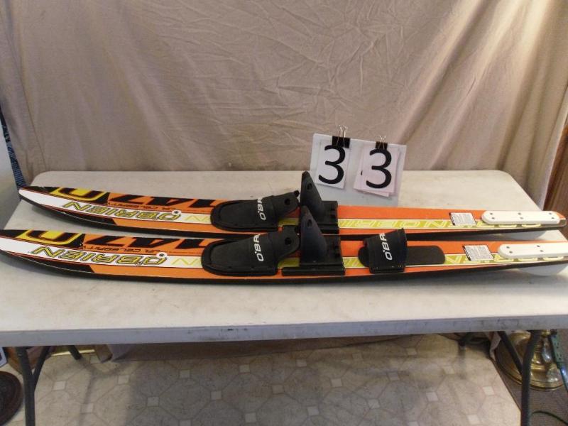 lot 33 image: Pair of OBrien Jr. Celebrity Water Skis