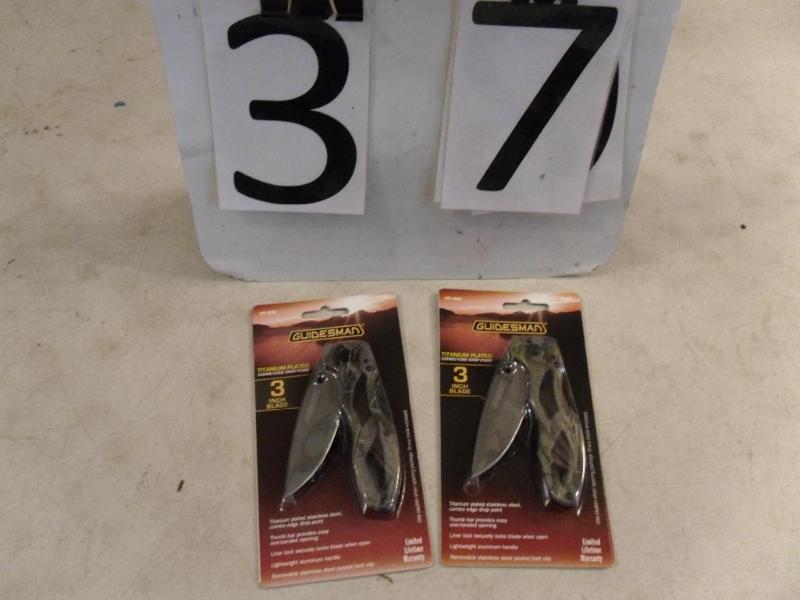 lot 37 image: 2 New Guidesman Folding Pocketknives