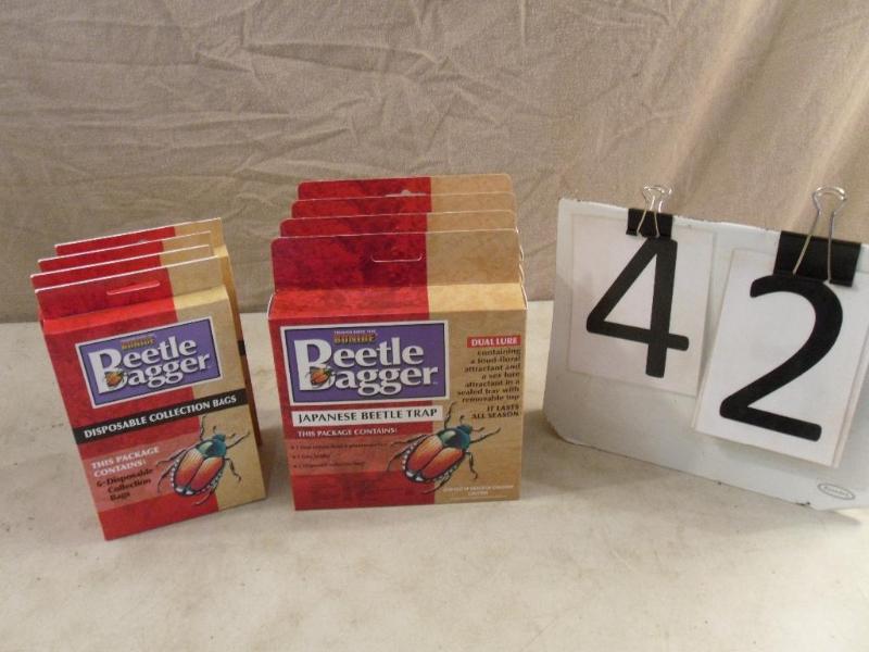 lot 42 image: 4 New Boxes of Bonide Beetle Traps ...