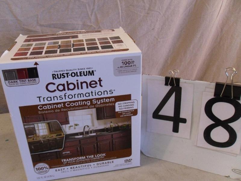 lot 48 image: New Box of&nbspRust-Oleum&nbspCab...