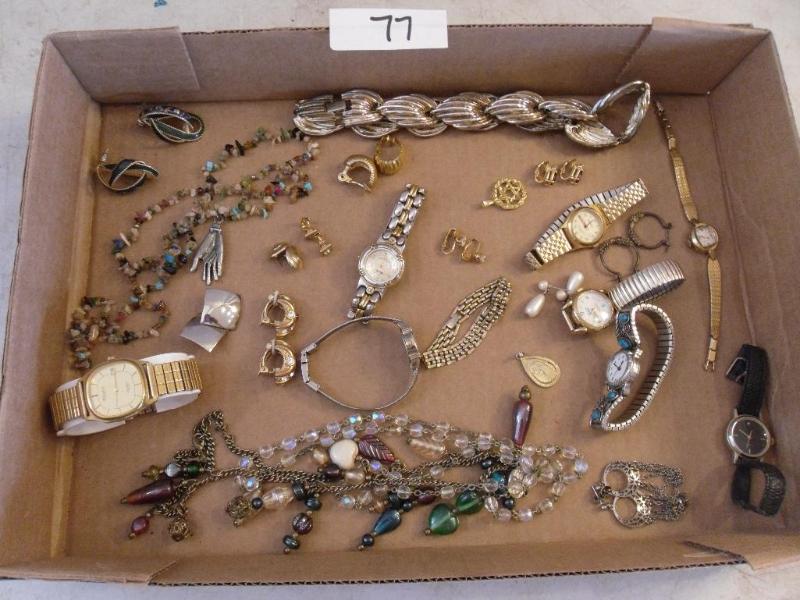 lot 77 image: Lot of Assorted Jewelry. Necklaces,...