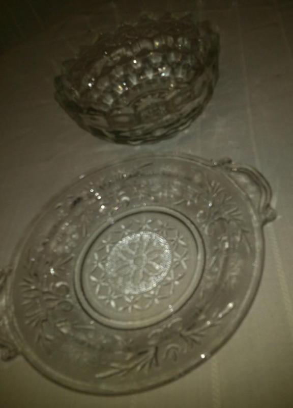 Small vintage Lead Crystal Serving ...