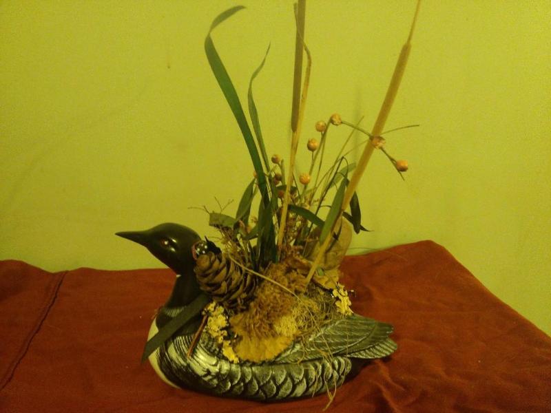 Minnesota Loon centerpiece...