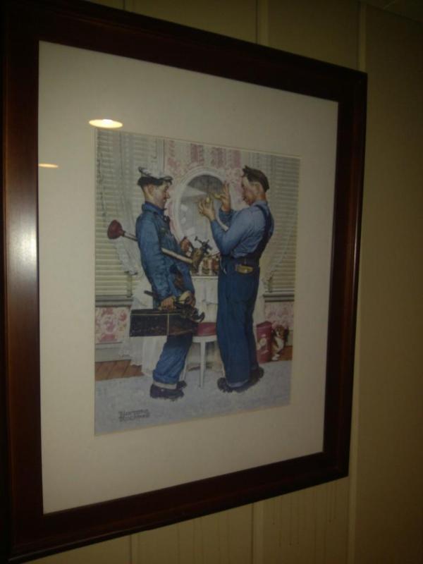 Norman Rockwell The Plumbers...