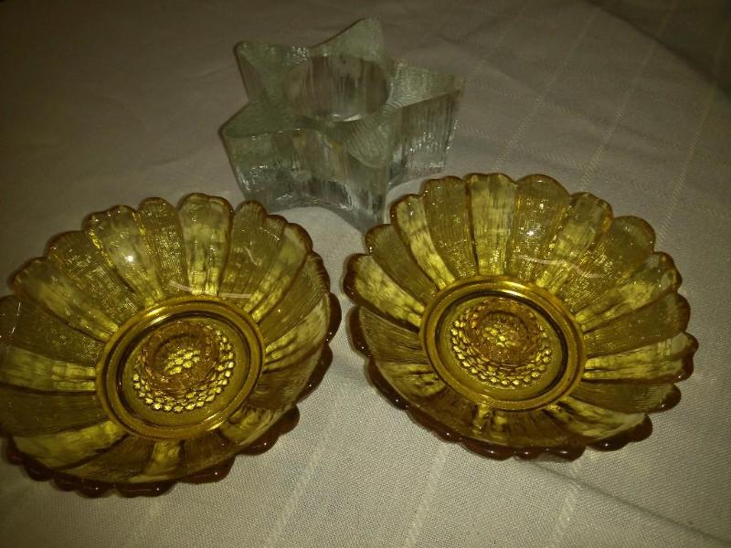 Lot of 3 candle holders. 2 vintage ...