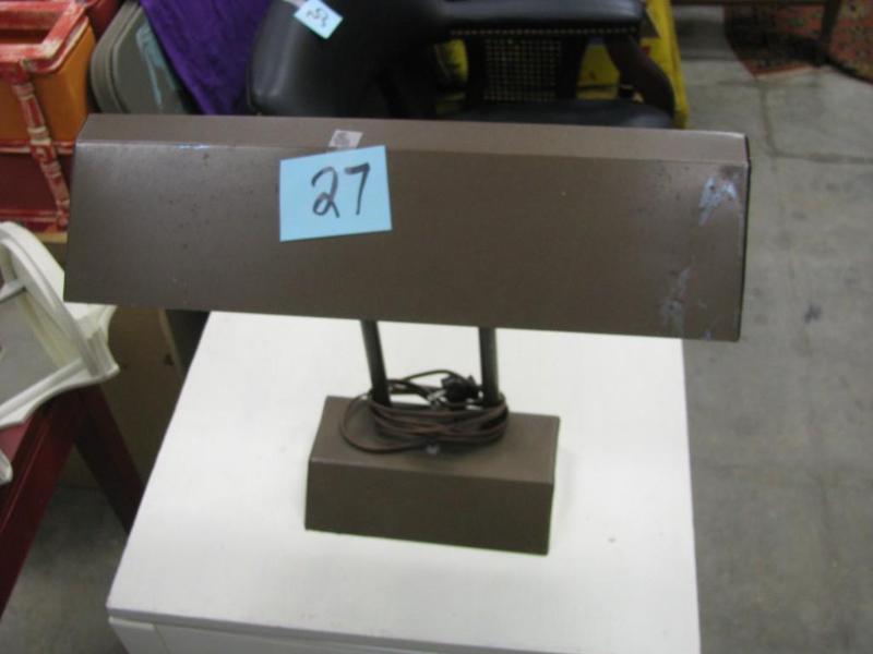 vintage metal table lamp works brow...