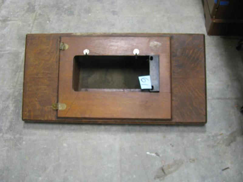 antique singer table and lower wood...