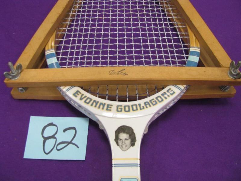 Vintage Evonne Goolagong tennis rac...