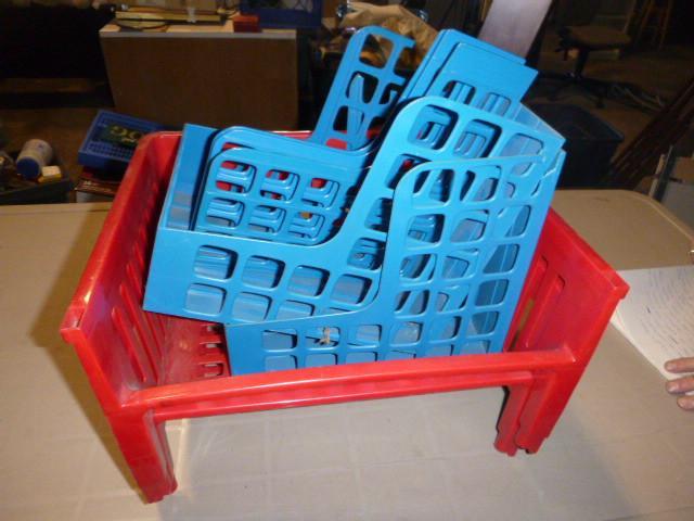 lot 106 image: Plastic Storage Stackable File Hold...