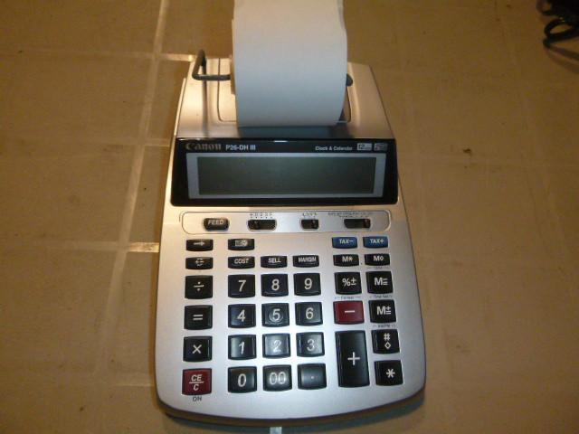lot 113 image: Cannon Calculator Model P26DH III, ...