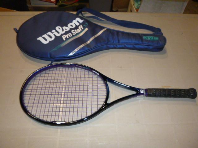 lot 121 image: Wilson Pro Staff Tennis Racket with...
