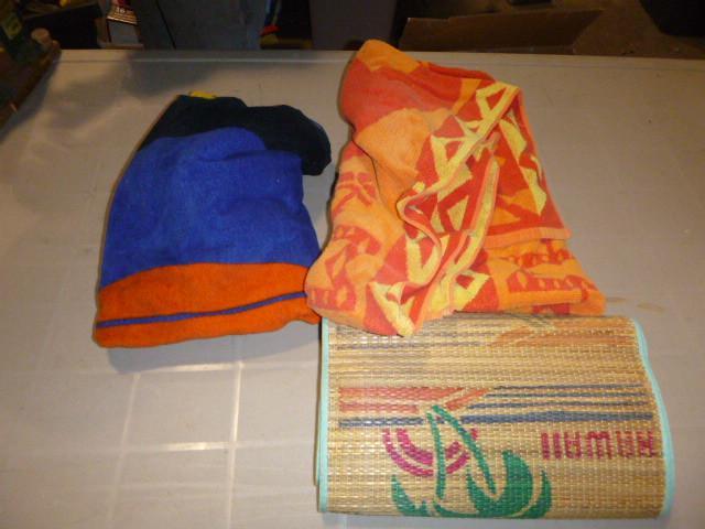 lot 122 image: 2 Beach Towels and Beach Mat...