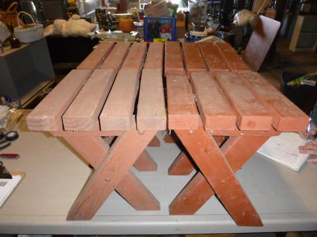 lot 130 image: 4 PatioCamp Fire Stools...