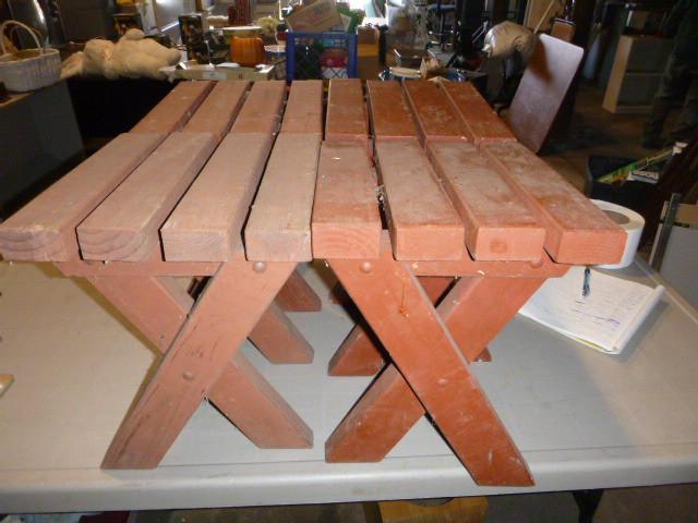 lot 131 image: 4 PatioCamp Fire Stools...