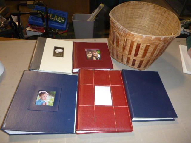 lot 141 image: Basket of Photo Albums...
