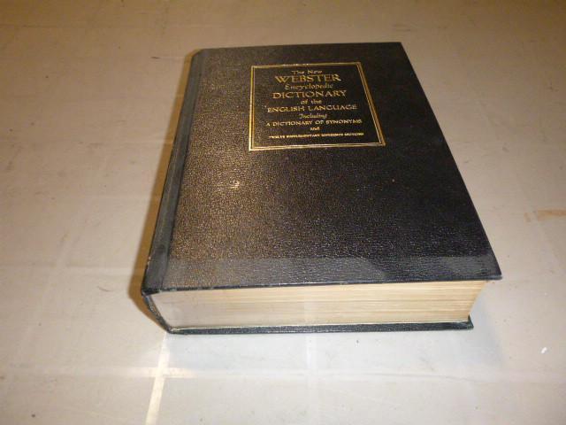 lot 154 image: Large Webster Encyclopedia Dictiona...