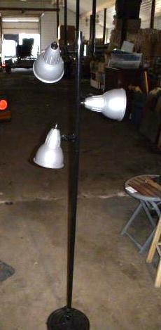 lot 168 image: 3 Lamp Floor Lights...