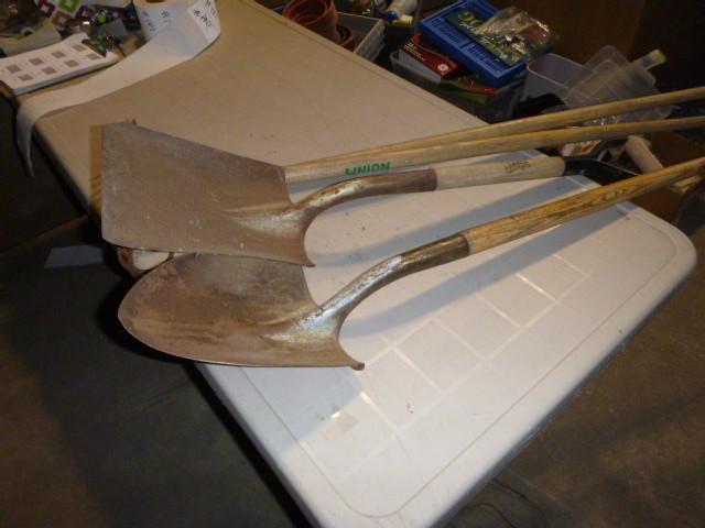 lot 181 image: 2 Sand Shovels, Hoe and Rake...